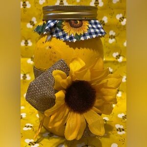 Handmade tissue jar